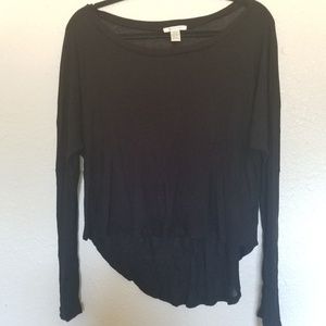 Bozzolo Black  Women's High Low Shirt